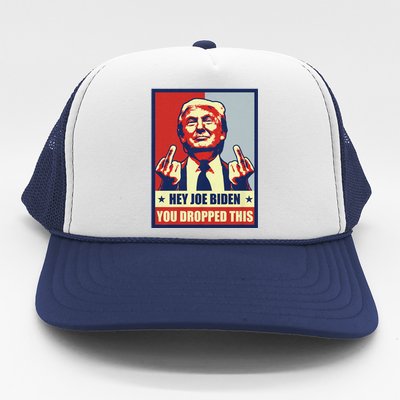 Pro Donald Trump 2024 Republican Conservative Anti Joe Biden Trucker Hat