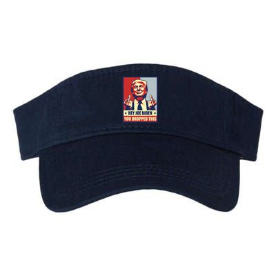 Pro Donald Trump 2024 Republican Conservative Anti Joe Biden Valucap Bio-Washed Visor