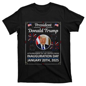 President Donald Trump Inauguration Day 2025 Memorabilia T-Shirt