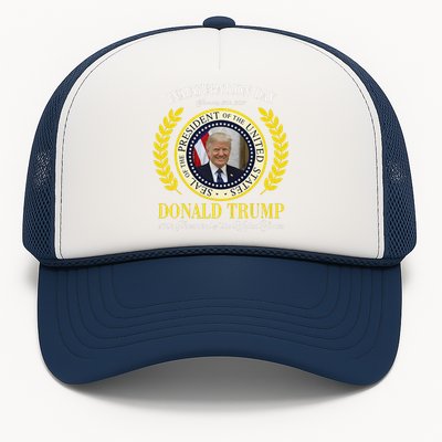 President Donald Trump Inauguration Day 2025 Memorabilia Trucker Hat