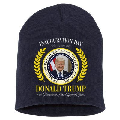 President Donald Trump Inauguration Day 2025 Memorabilia Short Acrylic Beanie