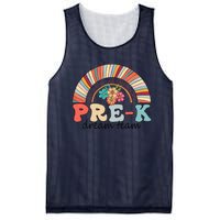 Pre-K Dream Team Rainbow Kinder Pre-K Teacher Back to School Mesh Reversible Basketball Jersey Tank