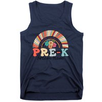 Pre-K Dream Team Rainbow Kinder Pre-K Teacher Back to School Tank Top