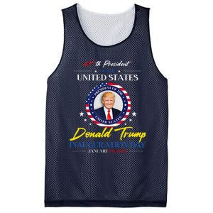 President Donald Trump Inauguration Day 2025 Memorabilia Mesh Reversible Basketball Jersey Tank