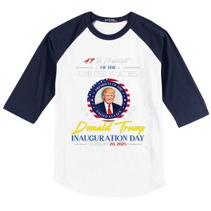 President Donald Trump Inauguration Day 2025 Memorabilia Baseball Sleeve Shirt