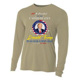 President Donald Trump Inauguration Day 2025 Memorabilia Cooling Performance Long Sleeve Crew