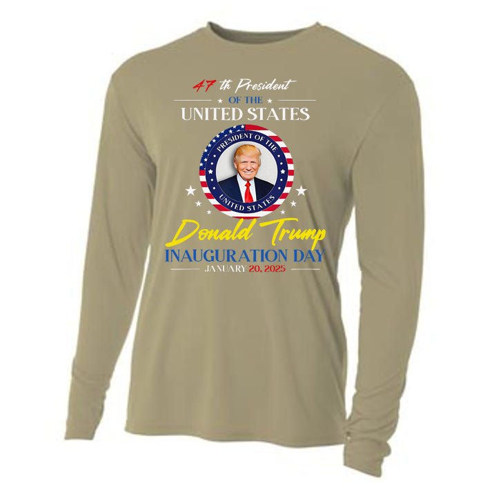 President Donald Trump Inauguration Day 2025 Memorabilia Cooling Performance Long Sleeve Crew