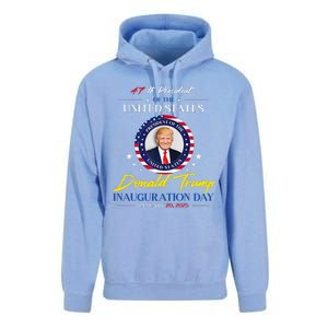 President Donald Trump Inauguration Day 2025 Memorabilia Unisex Surf Hoodie