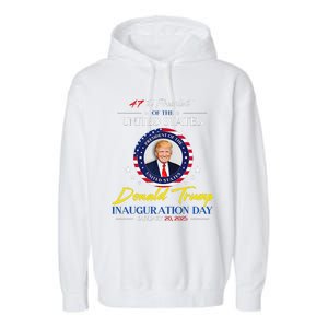 President Donald Trump Inauguration Day 2025 Memorabilia Garment-Dyed Fleece Hoodie