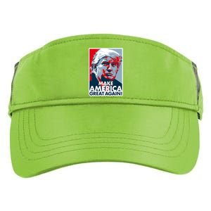 Pro Donald Trump Make America Great Again Poster Design Adult Drive Performance Visor