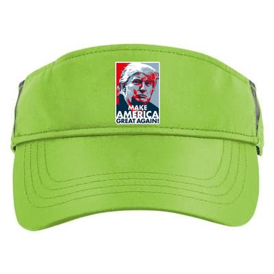 Pro Donald Trump Make America Great Again Poster Design Adult Drive Performance Visor