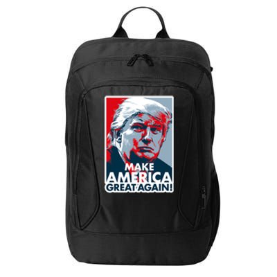 Pro Donald Trump Make America Great Again Poster Design City Backpack