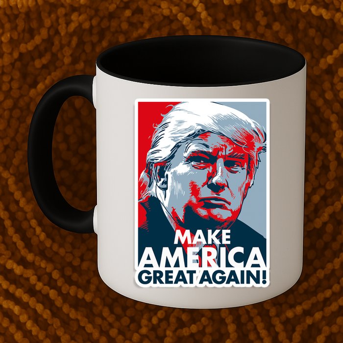 Pro Donald Trump Make America Great Again Poster Design Mug