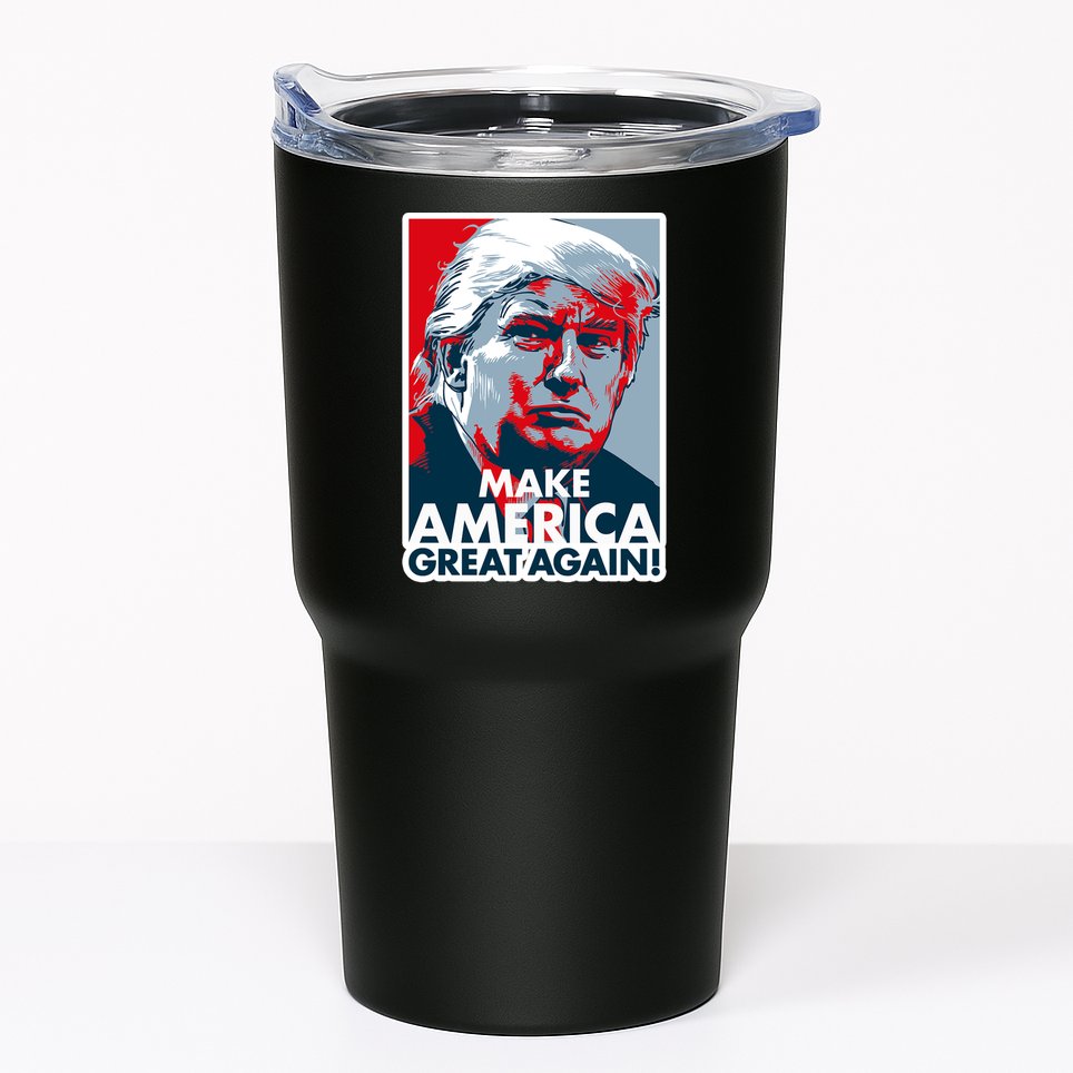 Pro Donald Trump Make America Great Again Poster Design Tumbler
