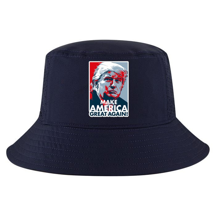 Pro Donald Trump Make America Great Again Poster Design Cool Comfort Performance Bucket Hat