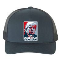 Pro Donald Trump Make America Great Again Poster Design Yupoong Adult 5-Panel Trucker Hat