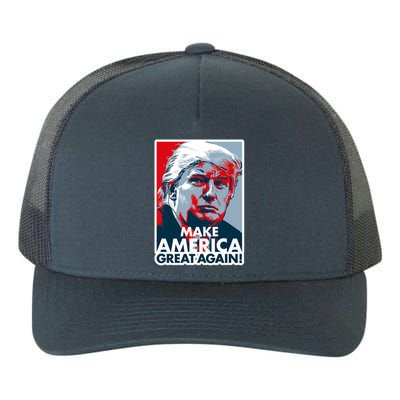 Pro Donald Trump Make America Great Again Poster Design Yupoong Adult 5-Panel Trucker Hat