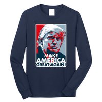 Pro Donald Trump Make America Great Again Poster Design Long Sleeve Shirt