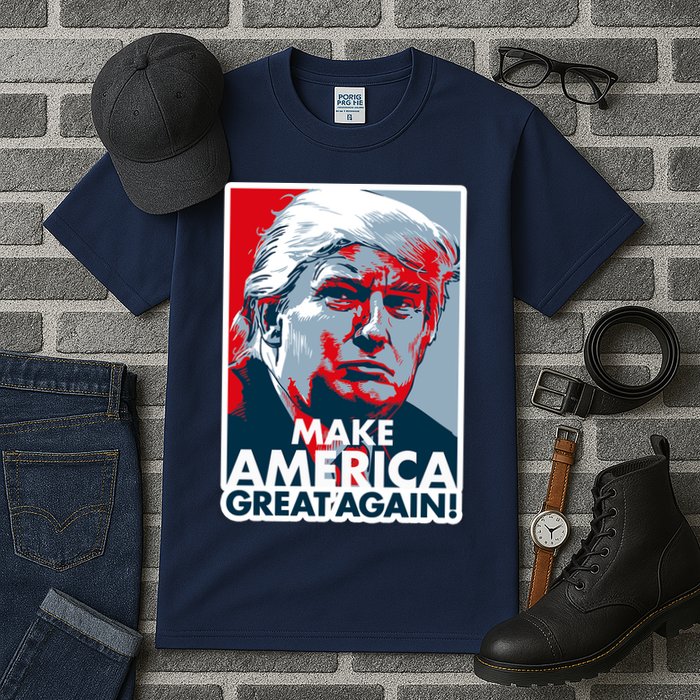 Pro Donald Trump Make America Great Again Poster Design Tall T-Shirt