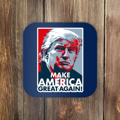 Pro Donald Trump Make America Great Again Poster Design Coaster