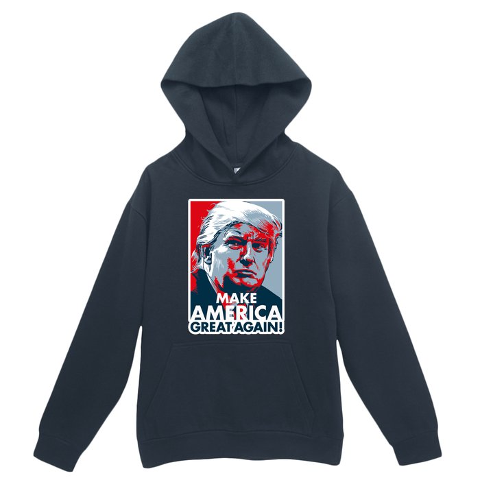 Pro Donald Trump Make America Great Again Poster Design Urban Pullover Hoodie