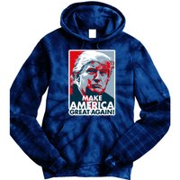 Pro Donald Trump Make America Great Again Poster Design Tie Dye Hoodie