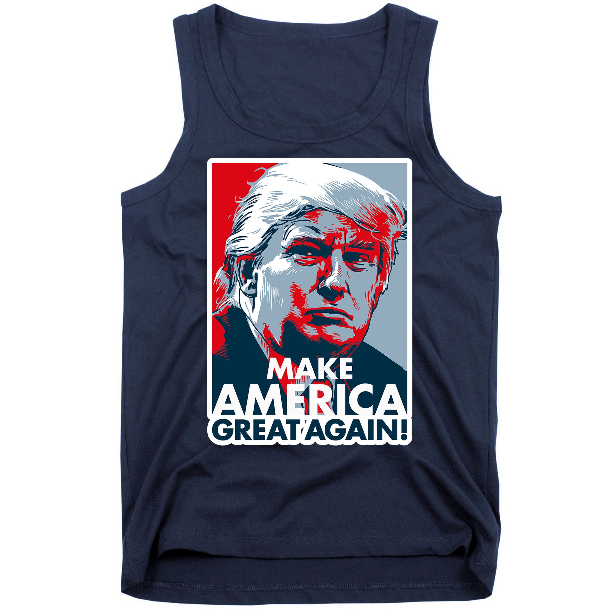 Pro Donald Trump Make America Great Again Poster Design Tank Top