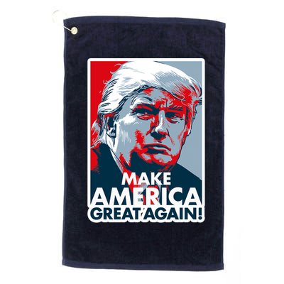 Pro Donald Trump Make America Great Again Poster Design Golf Towel
