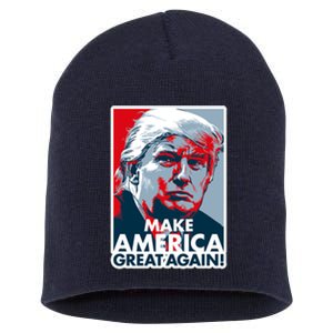 Pro Donald Trump Make America Great Again Poster Design Short Acrylic Beanie