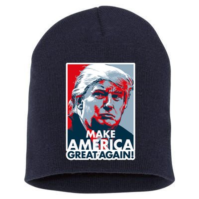 Pro Donald Trump Make America Great Again Poster Design Short Acrylic Beanie