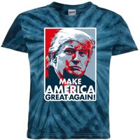 Pro Donald Trump Make America Great Again Poster Design Kids Tie-Dye T-Shirt