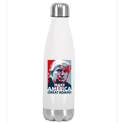 Pro Donald Trump Make America Great Again Poster Design Stainless Steel Insulated Water Bottle