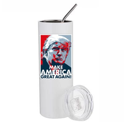 Pro Donald Trump Make America Great Again Poster Design Stainless Steel Tumbler