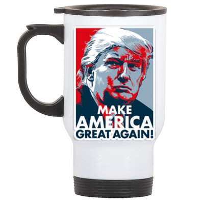 Pro Donald Trump Make America Great Again Poster Design Stainless Steel Travel Mug