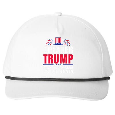 Political Donald Trump Trump Speaker Of The House Snapback Five-Panel Rope Hat