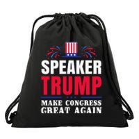 Political Donald Trump Trump Speaker Of The House Drawstring Bag