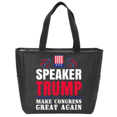 Political Donald Trump Trump Speaker Of The House Zip Tote Bag