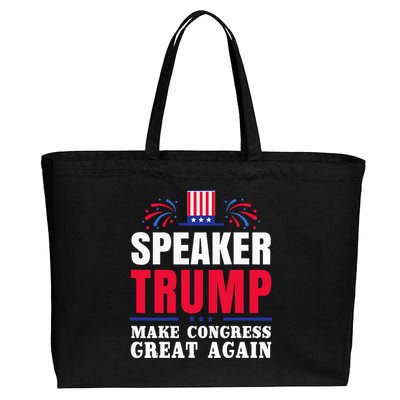 Political Donald Trump Trump Speaker Of The House Cotton Canvas Jumbo Tote