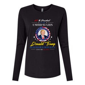 President Donald Trump Inauguration Day 2025 47th President Womens Cotton Relaxed Long Sleeve T-Shirt