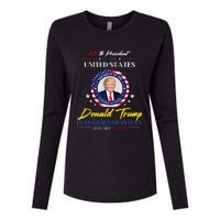 President Donald Trump Inauguration Day 2025 47th President Womens Cotton Relaxed Long Sleeve T-Shirt