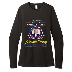 President Donald Trump Inauguration Day 2025 47th President Womens CVC Long Sleeve Shirt