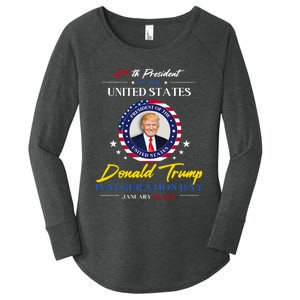 President Donald Trump Inauguration Day 2025 47th President Women's Perfect Tri Tunic Long Sleeve Shirt