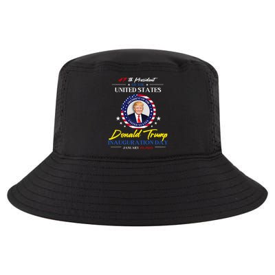 President Donald Trump Inauguration Day 2025 47th President Cool Comfort Performance Bucket Hat