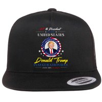 President Donald Trump Inauguration Day 2025 47th President Flat Bill Trucker Hat