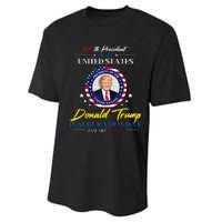 President Donald Trump Inauguration Day 2025 47th President Performance Sprint T-Shirt