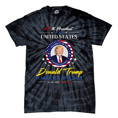 President Donald Trump Inauguration Day 2025 47th President Tie-Dye T-Shirt