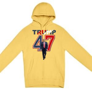 President Donald Trump 47 Trump Winner 2024 Trump 45 47 Premium Pullover Hoodie