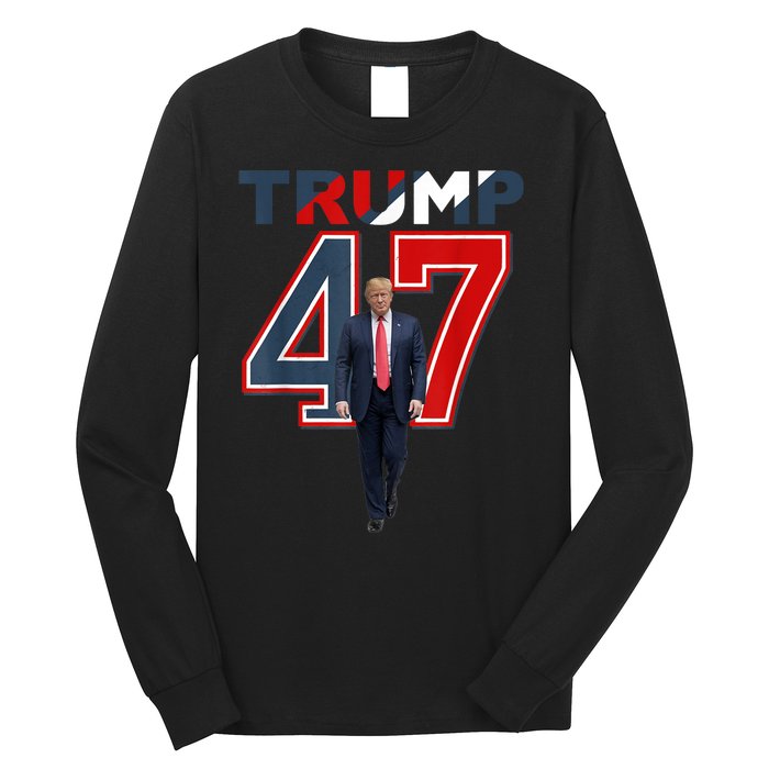 President Donald Trump 47 Trump Winner 2024 Trump 45 47 Long Sleeve Shirt