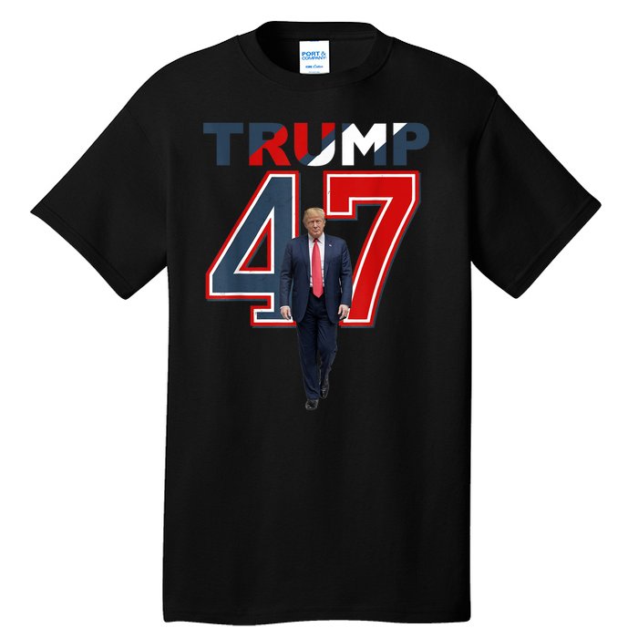 President Donald Trump 47 Trump Winner 2024 Trump 45 47 Tall T-Shirt