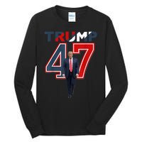 President Donald Trump 47 Trump Winner 2024 Trump 45 47 Tall Long Sleeve T-Shirt